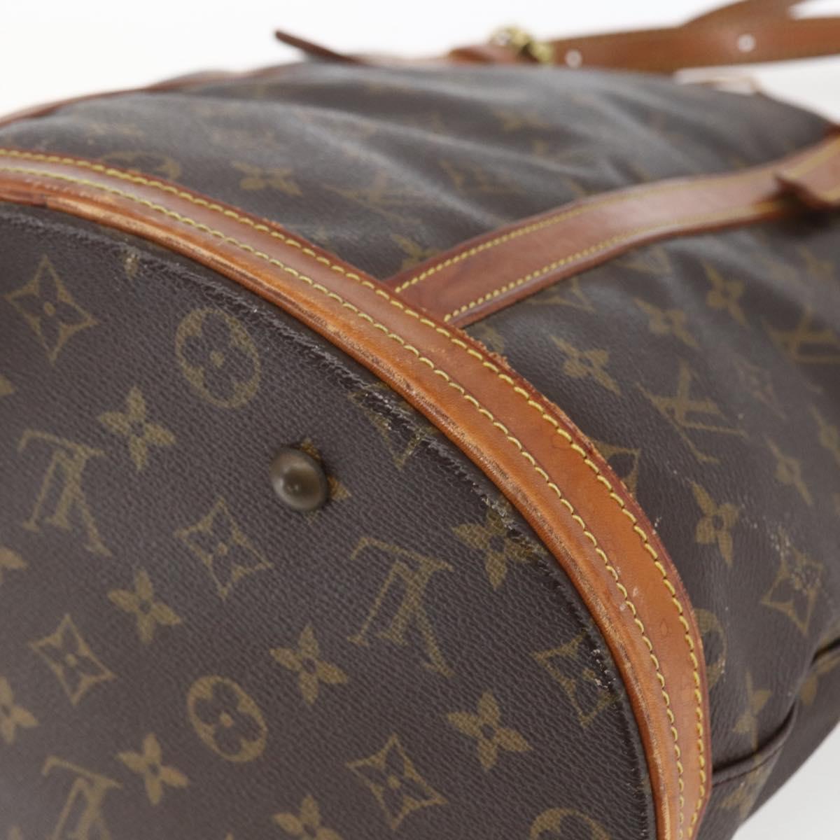 LOUIS VUITTON Monogram Bucket GM Shoulder Bag M42236 LV Auth 165936