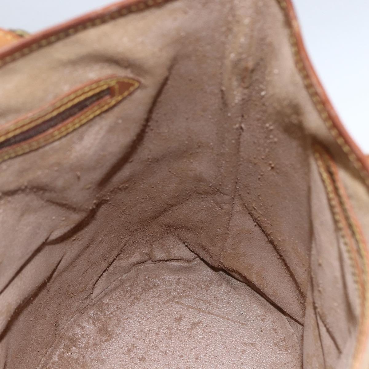 LOUIS VUITTON Monogram Bucket GM Shoulder Bag M42236 LV Auth 165936