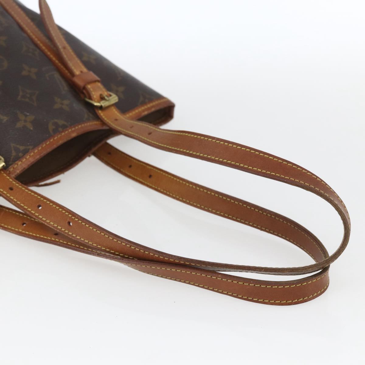 LOUIS VUITTON Monogram Bucket GM Shoulder Bag M42236 LV Auth 165936