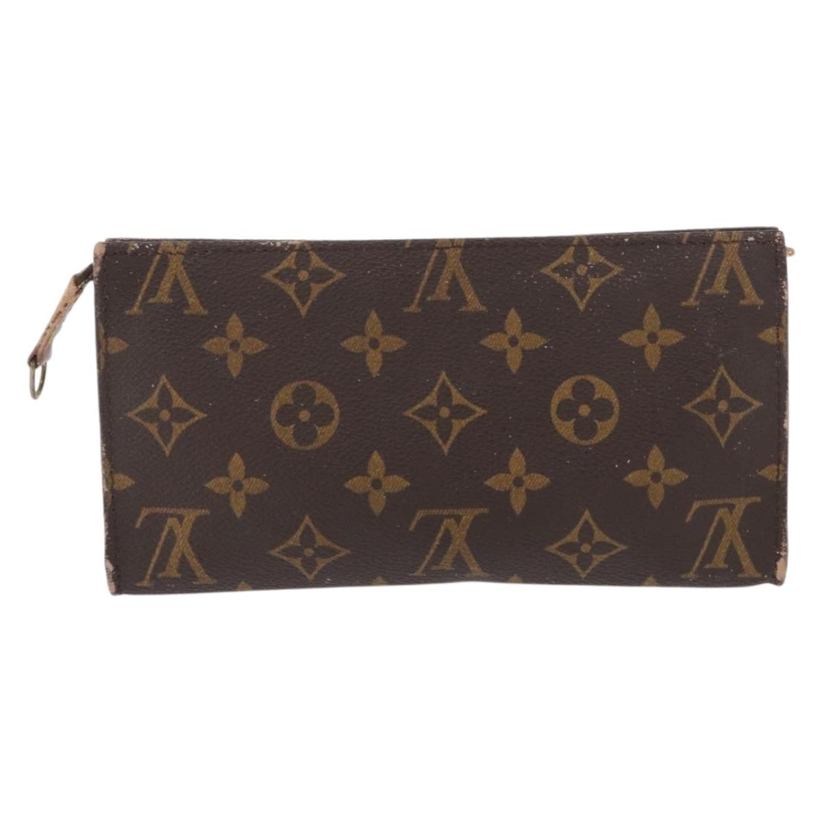 LOUIS VUITTON Monogram Bucket GM Accessory Pouch LV Auth 165937