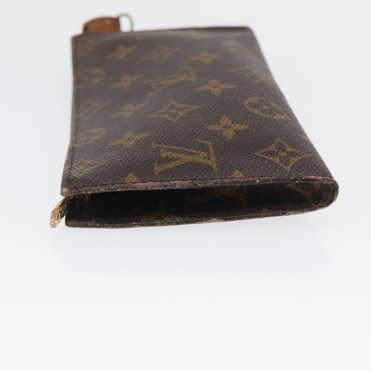 LOUIS VUITTON Monogram Bucket GM Accessory Pouch LV Auth 165937