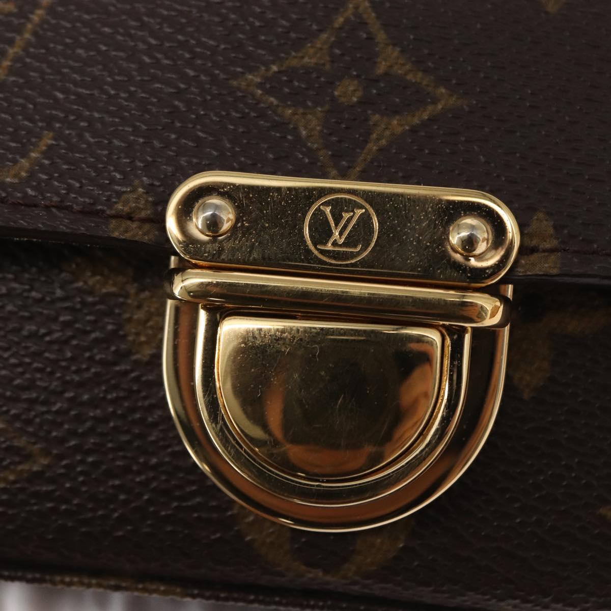 LOUIS VUITTON Monogram Pochette lagoon Glasses Case M60008 LV Auth 165945V
