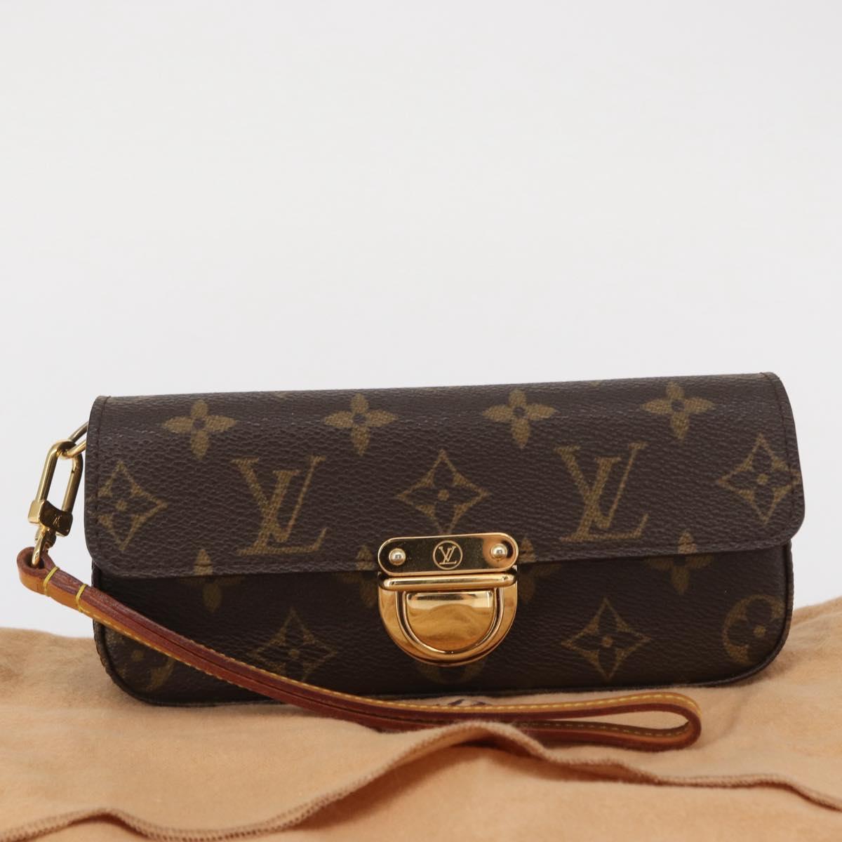 LOUIS VUITTON Monogram Pochette lagoon Glasses Case M60008 LV Auth 165945V