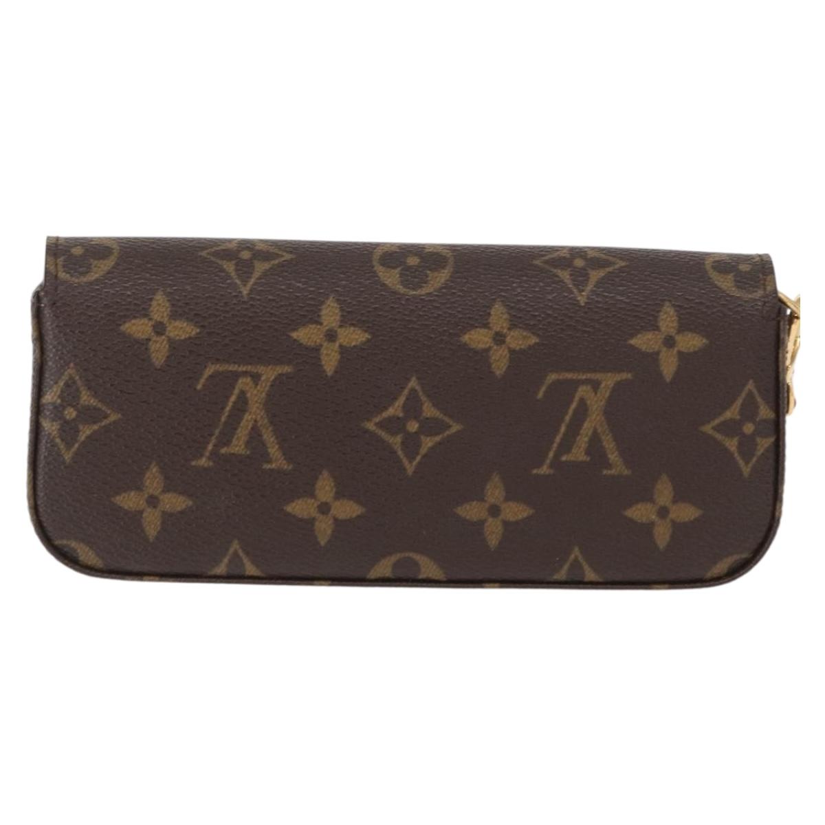 LOUIS VUITTON Monogram Pochette lagoon Glasses Case M60008 LV Auth 165945V