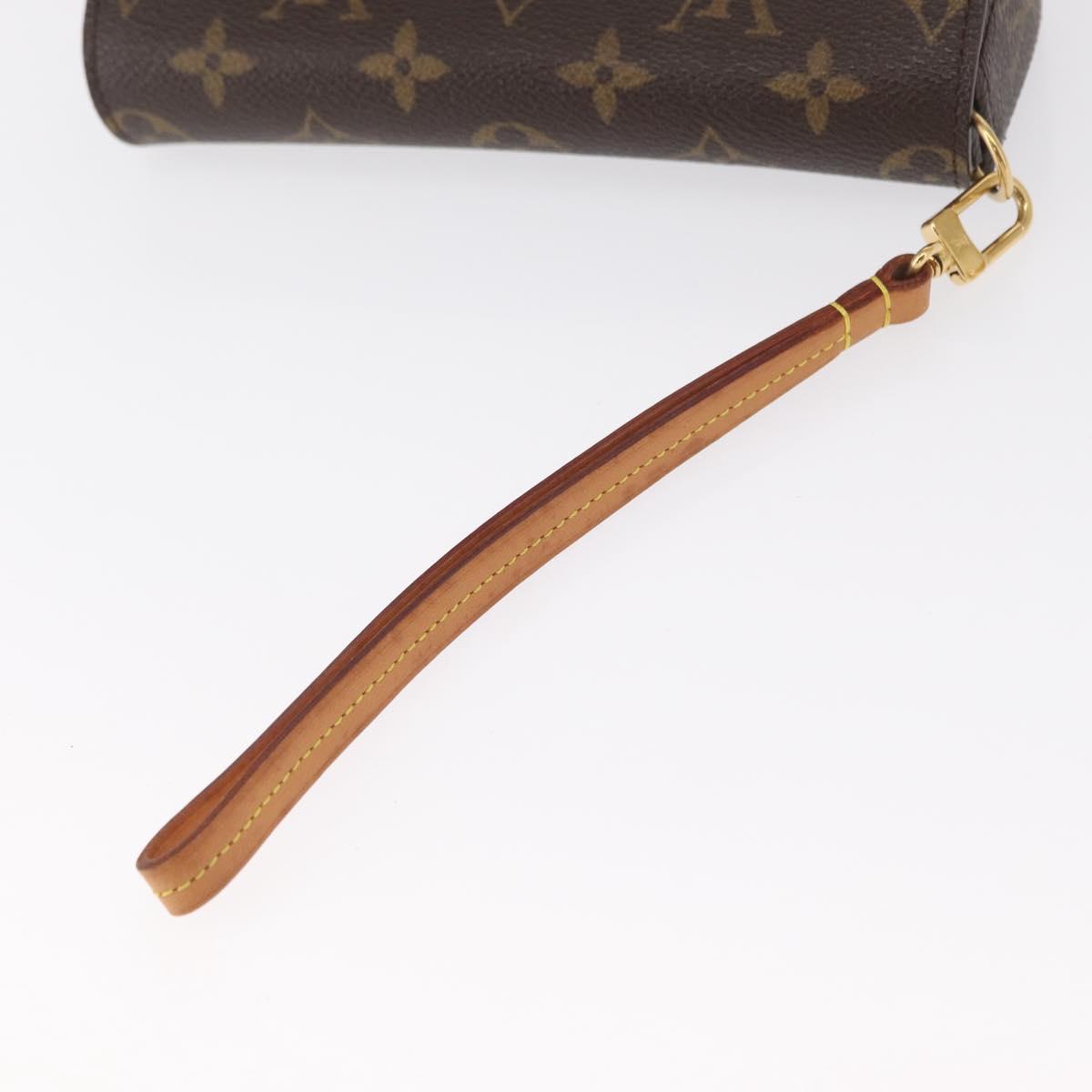 LOUIS VUITTON Monogram Pochette lagoon Glasses Case M60008 LV Auth 165945V