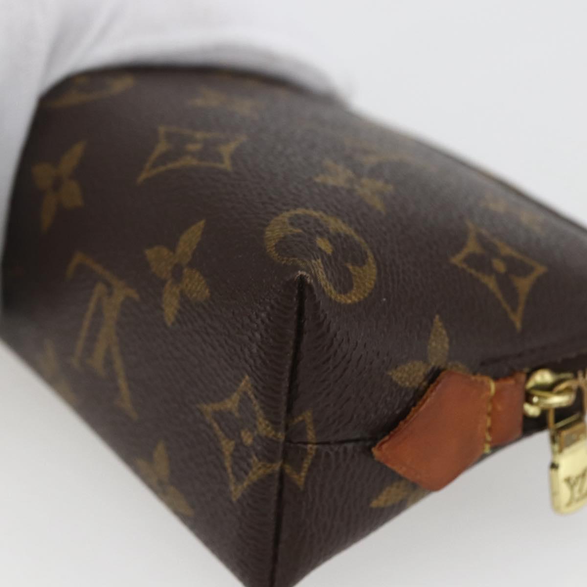 LOUIS VUITTON Monogram Pochette Cosmetic PM Pouch M43998 LV Auth 165946