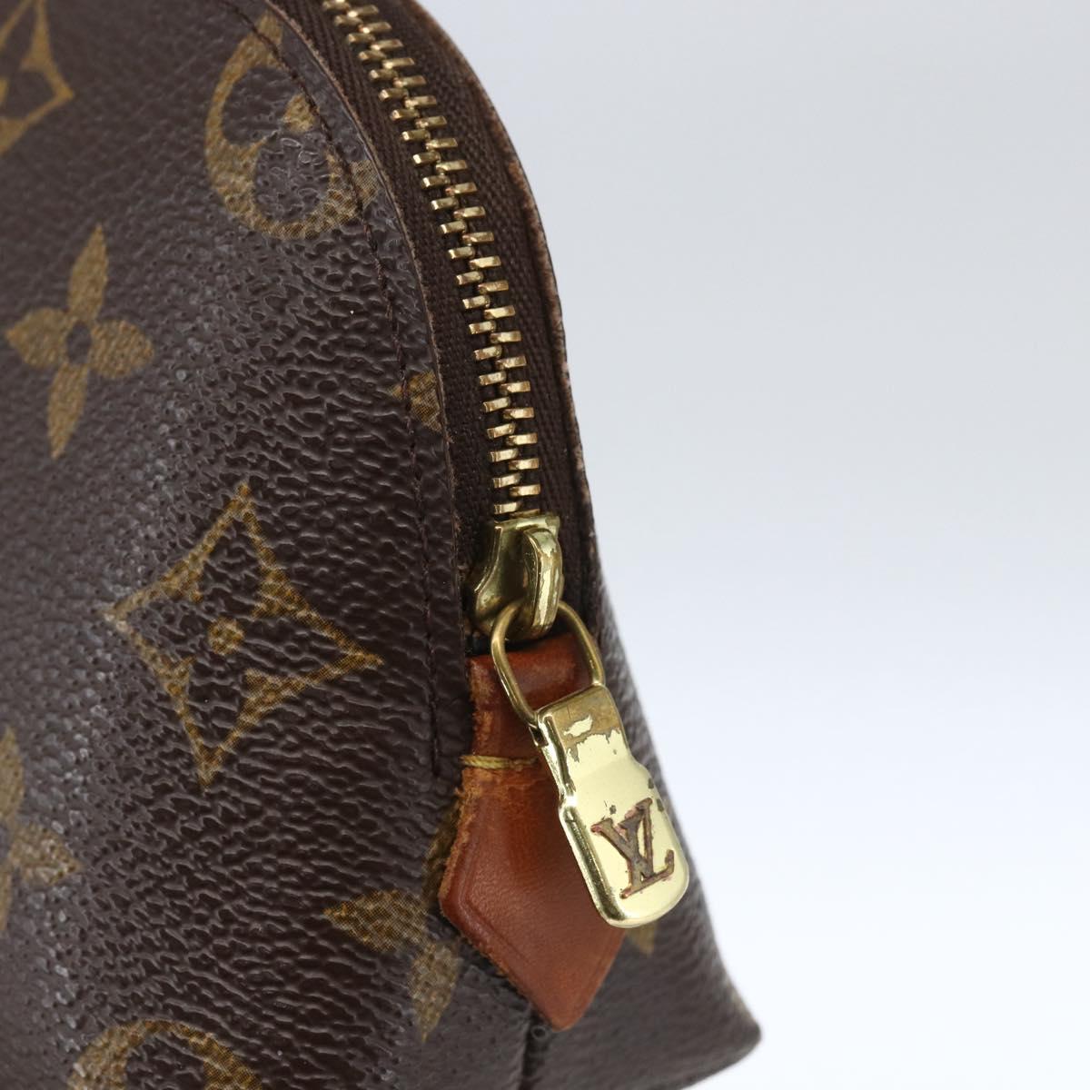 LOUIS VUITTON Monogram Pochette Cosmetic PM Pouch M43998 LV Auth 165946