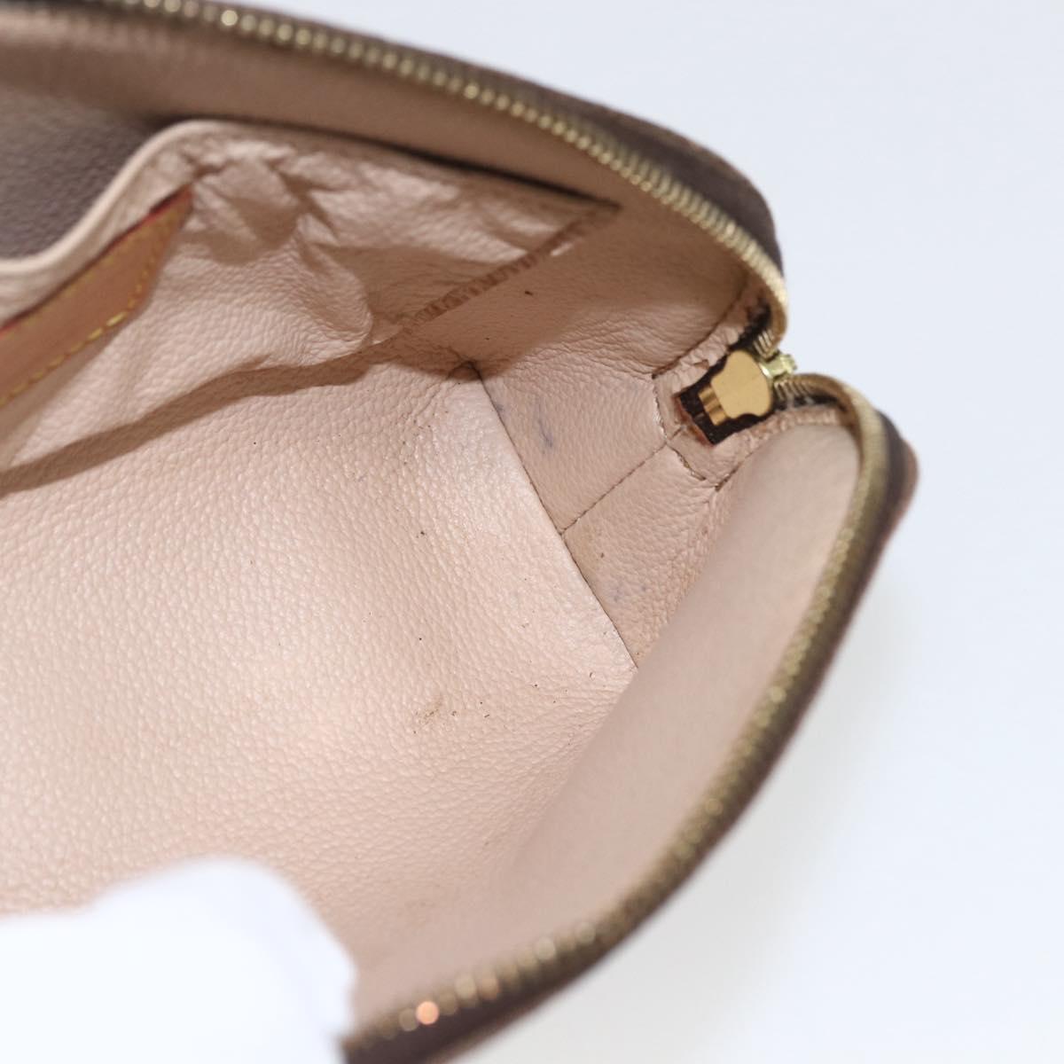 LOUIS VUITTON Monogram Pochette Cosmetic PM Pouch M43998 LV Auth 165946
