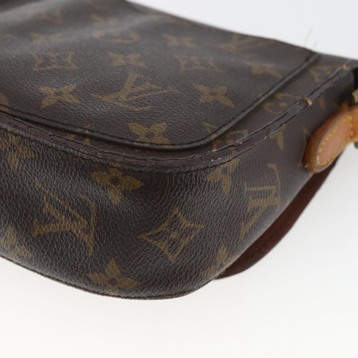 LOUIS VUITTON Monogram Saint Cloud PM Shoulder Bag M51244 LV Auth 165973