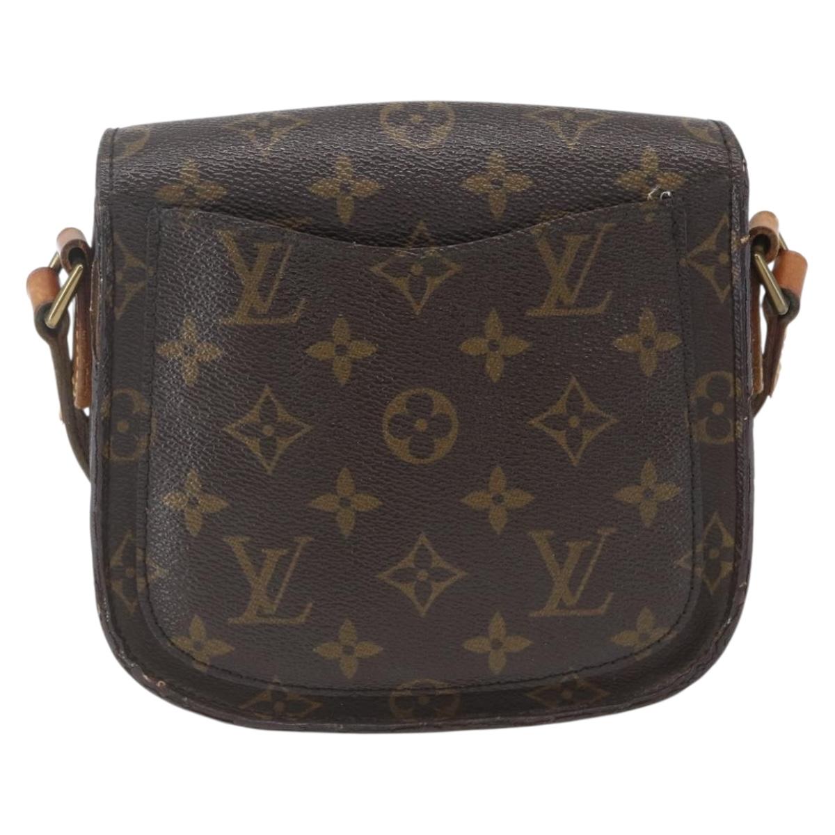 LOUIS VUITTON Monogram Saint Cloud PM Shoulder Bag M51244 LV Auth 165973