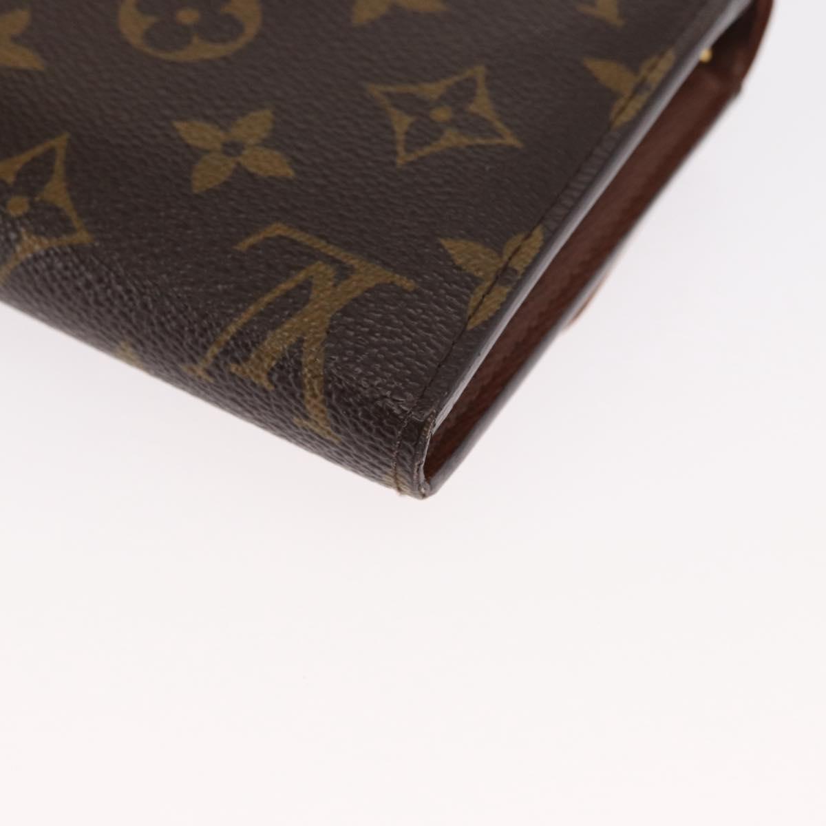 LOUIS VUITTON Monogram Portefeuille Boetie Long Wallet M63220 LV Auth 165986