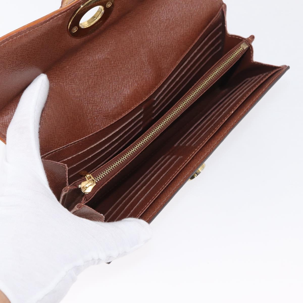 LOUIS VUITTON Monogram Portefeuille Boetie Long Wallet M63220 LV Auth 165986