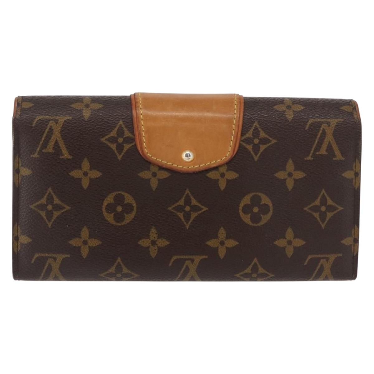 LOUIS VUITTON Monogram Portefeuille Boetie Long Wallet M63220 LV Auth 165986
