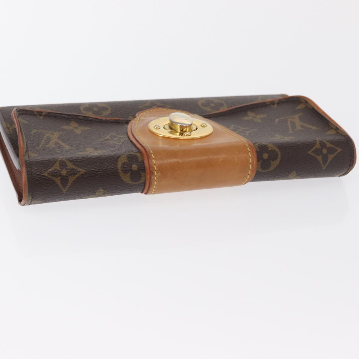 LOUIS VUITTON Monogram Portefeuille Boetie Long Wallet M63220 LV Auth 165986