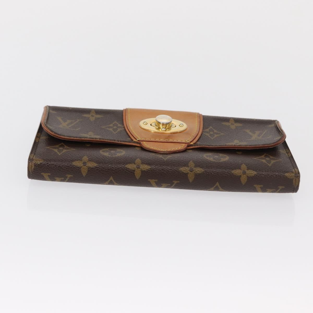 LOUIS VUITTON Monogram Portefeuille Boetie Long Wallet M63220 LV Auth 165986