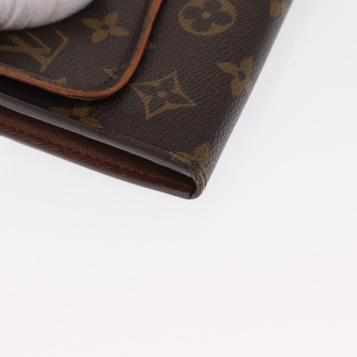 LOUIS VUITTON Monogram Portefeuille Boetie Long Wallet M63220 LV Auth 165986