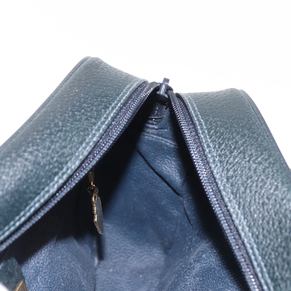 GUCCI GG Supreme Sherry Line Bag PVC Navy Gold Red 001 56 0942 Auth 166010