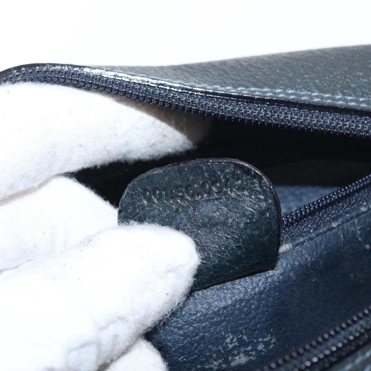 GUCCI GG Supreme Sherry Line Bag PVC Navy Gold Red 001 56 0942 Auth 166010