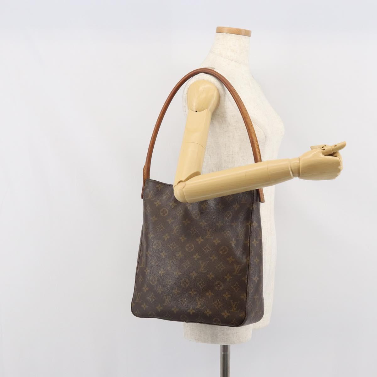 LOUIS VUITTON Monogram Looping GM Shoulder Bag M51145 LV Auth 166025