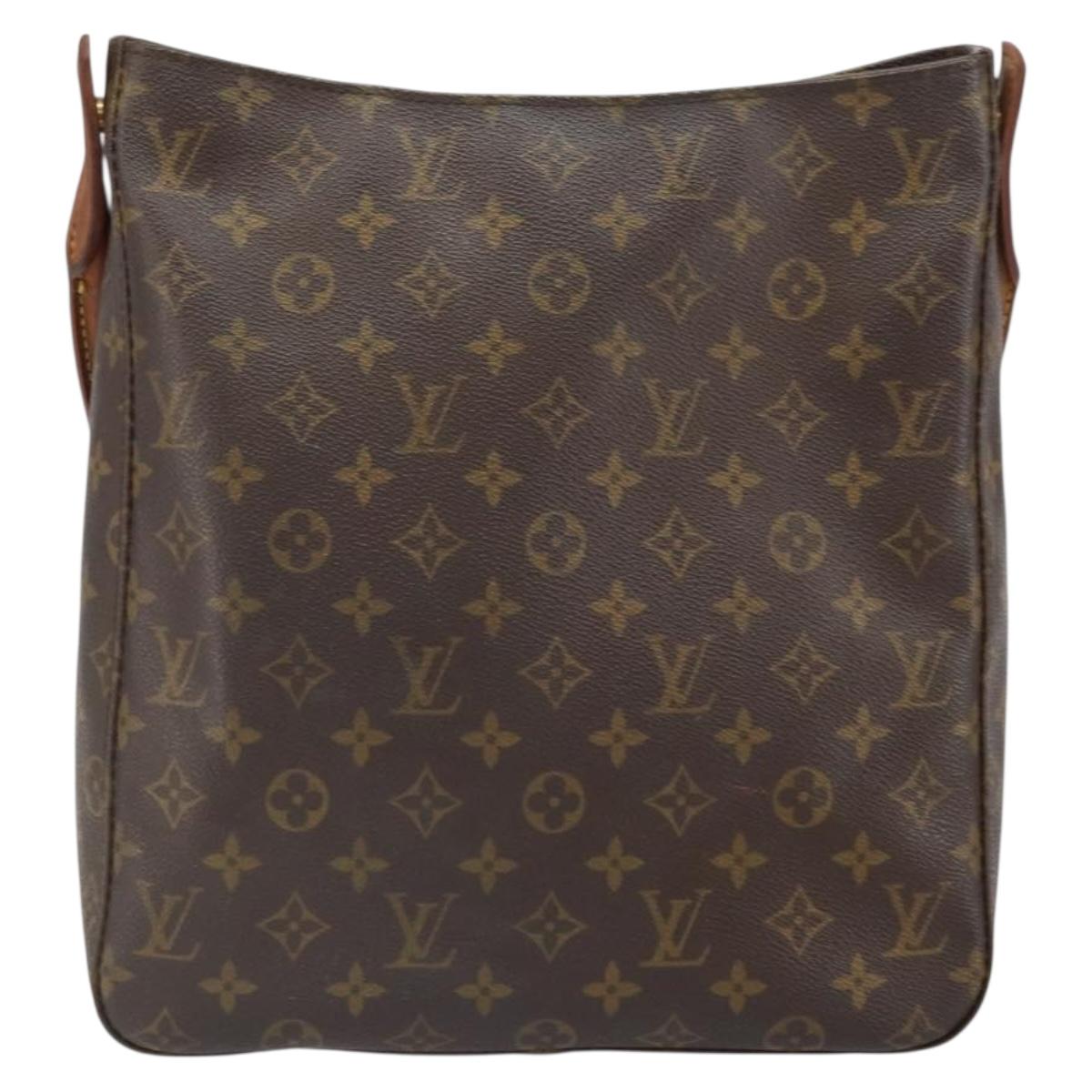 LOUIS VUITTON Monogram Looping GM Shoulder Bag M51145 LV Auth 166025