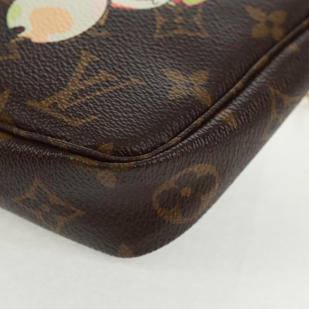 LOUIS VUITTON Monogram Panda Pochette Accessoires Pouch M51981 LV Auth 166046V