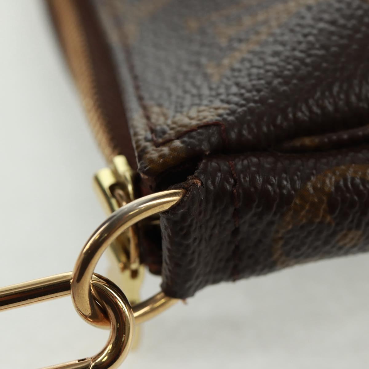 LOUIS VUITTON Monogram Panda Pochette Accessoires Pouch M51981 LV Auth 166046V