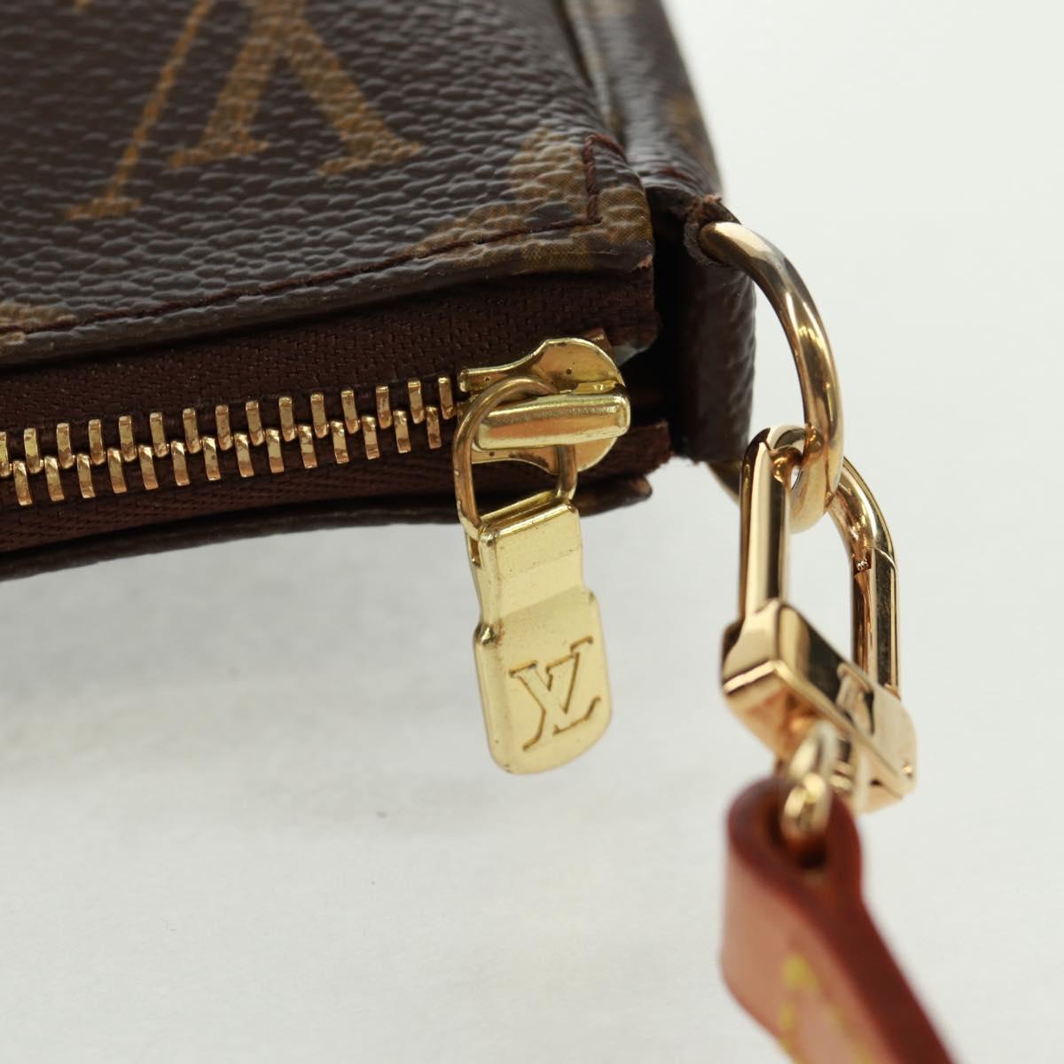 LOUIS VUITTON Monogram Panda Pochette Accessoires Pouch M51981 LV Auth 166046V