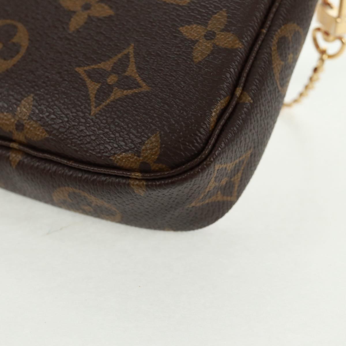 LOUIS VUITTON Monogram Vivienne Mini Pochette Accessoires M69976 LV Auth 166052SAM