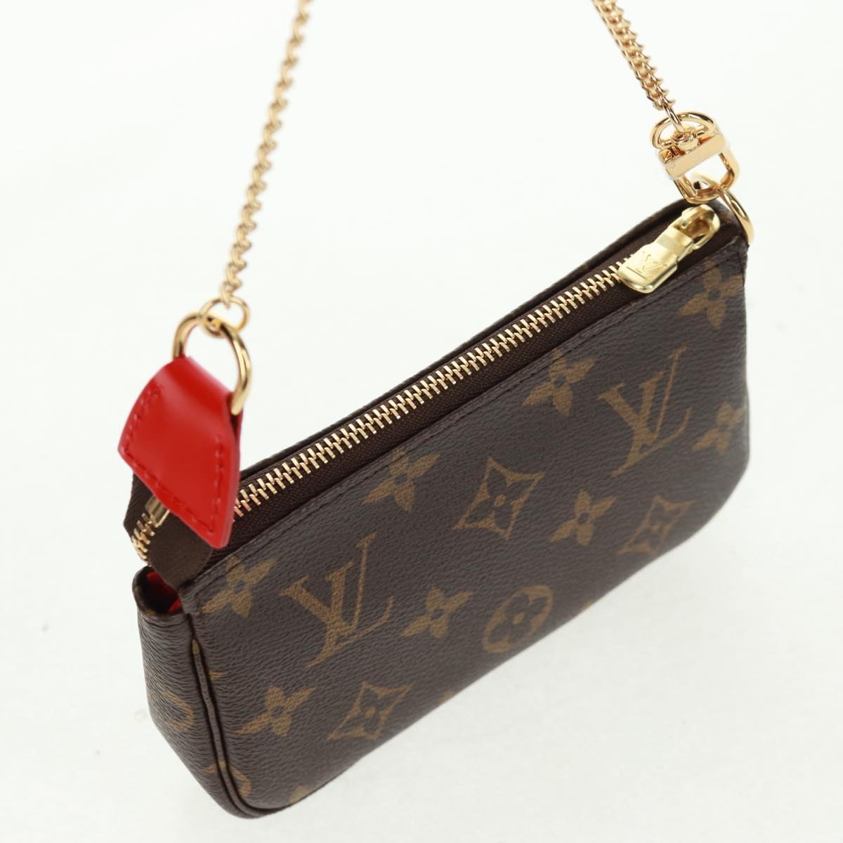 LOUIS VUITTON Monogram Vivienne Mini Pochette Accessoires M69976 LV Auth 166052SAM