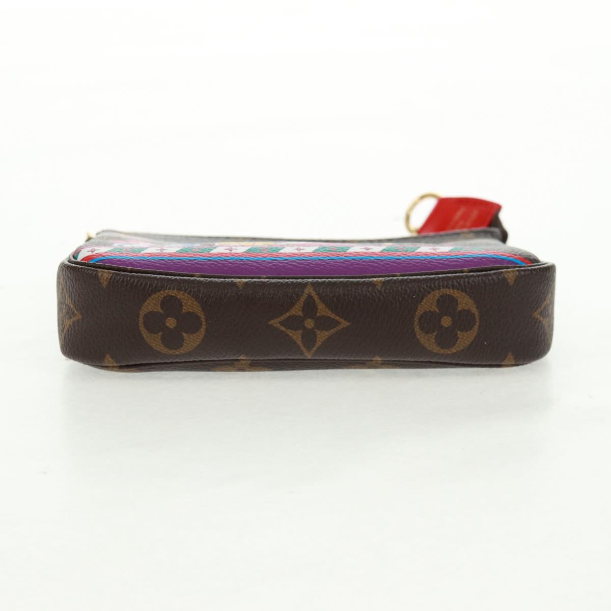 LOUIS VUITTON Monogram Vivienne Mini Pochette Accessoires M69976 LV Auth 166052SAM