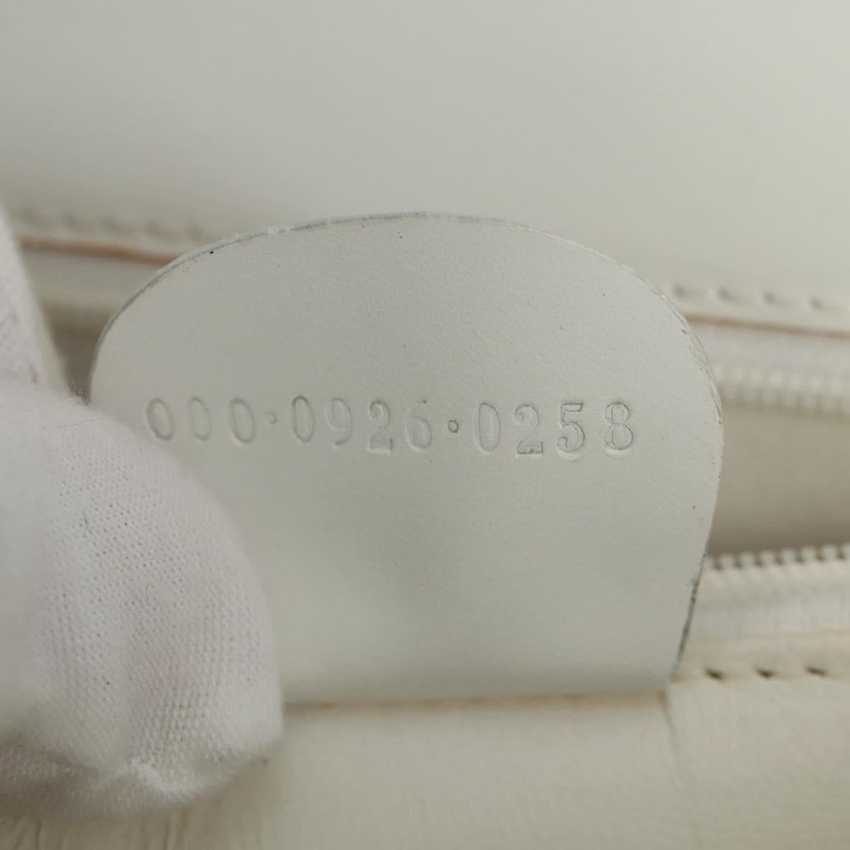 GUCCI Ready Lock Hand Bag Leather White Gold 000 0926 0258 Auth 166082V