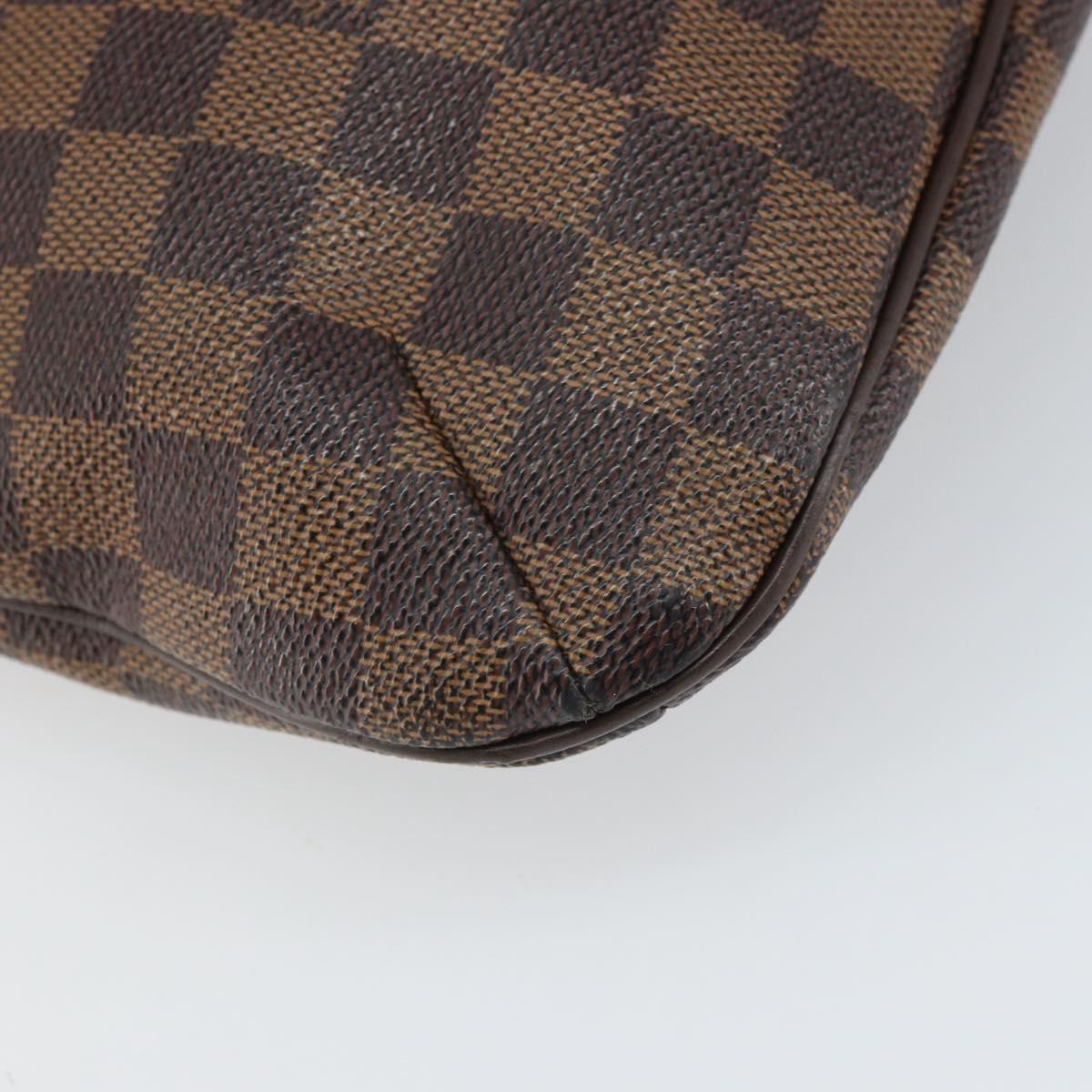 LOUIS VUITTON Damier Ebene Bloomsbury PM Shoulder Bag N42251 LV Auth 166111
