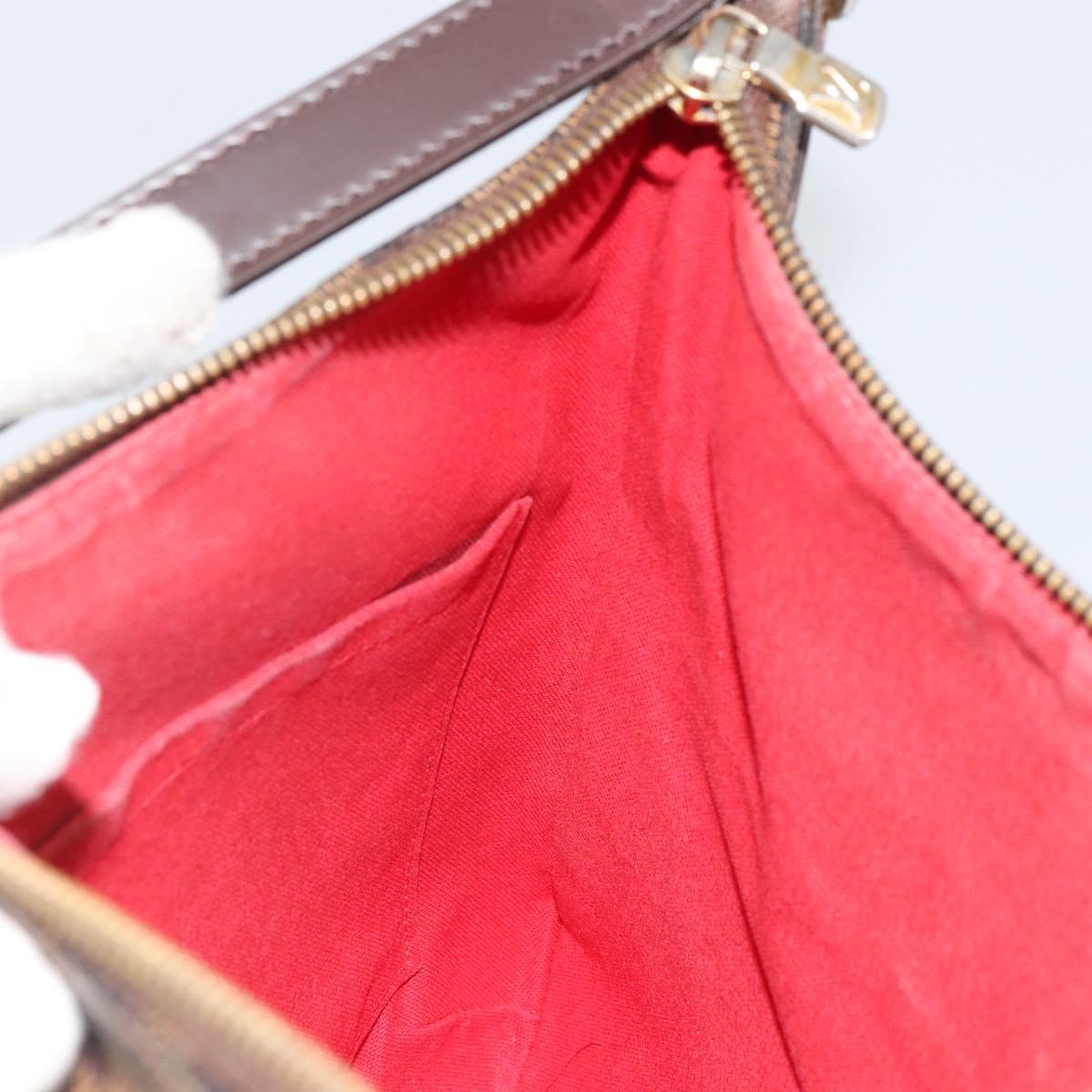 LOUIS VUITTON Damier Ebene Bloomsbury PM Shoulder Bag N42251 LV Auth 166111