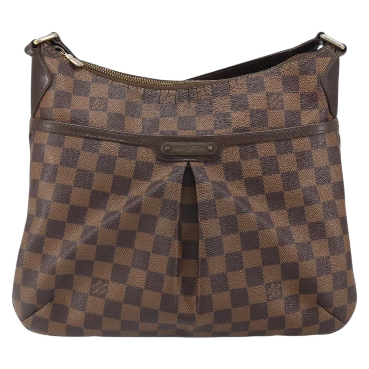 LOUIS VUITTON Damier Ebene Bloomsbury PM Shoulder Bag N42251 LV Auth 166111