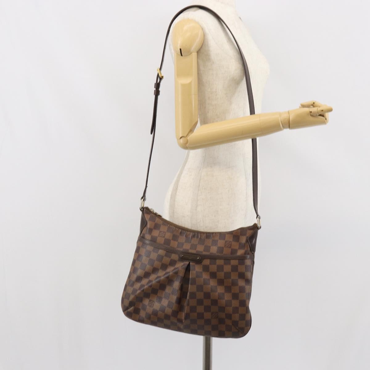 LOUIS VUITTON Damier Ebene Bloomsbury PM Shoulder Bag N42251 LV Auth 166111