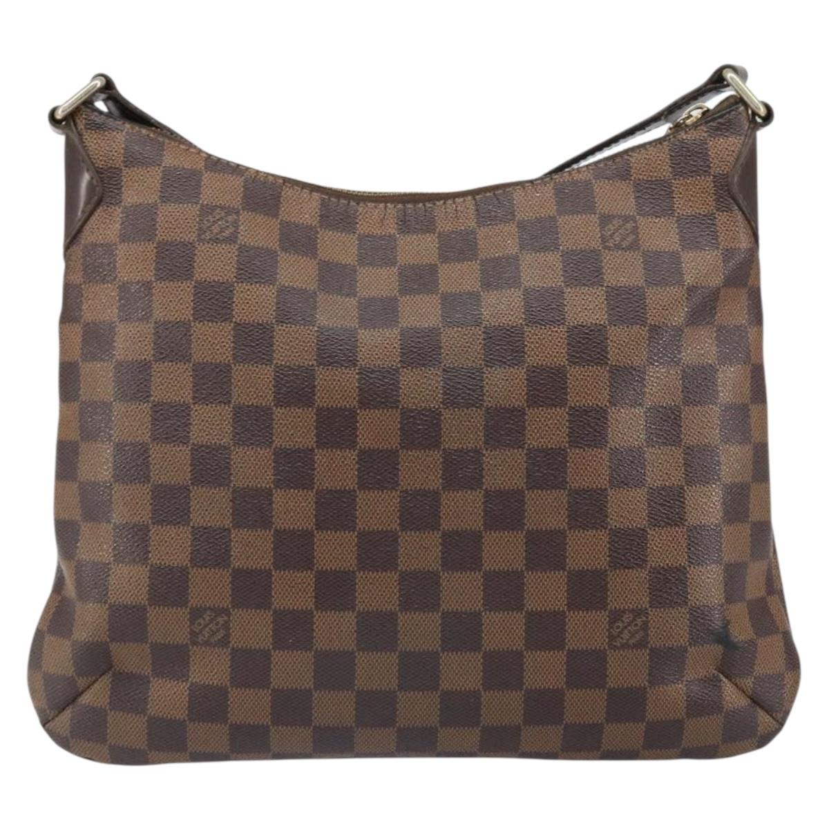 LOUIS VUITTON Damier Ebene Bloomsbury PM Shoulder Bag N42251 LV Auth 166111