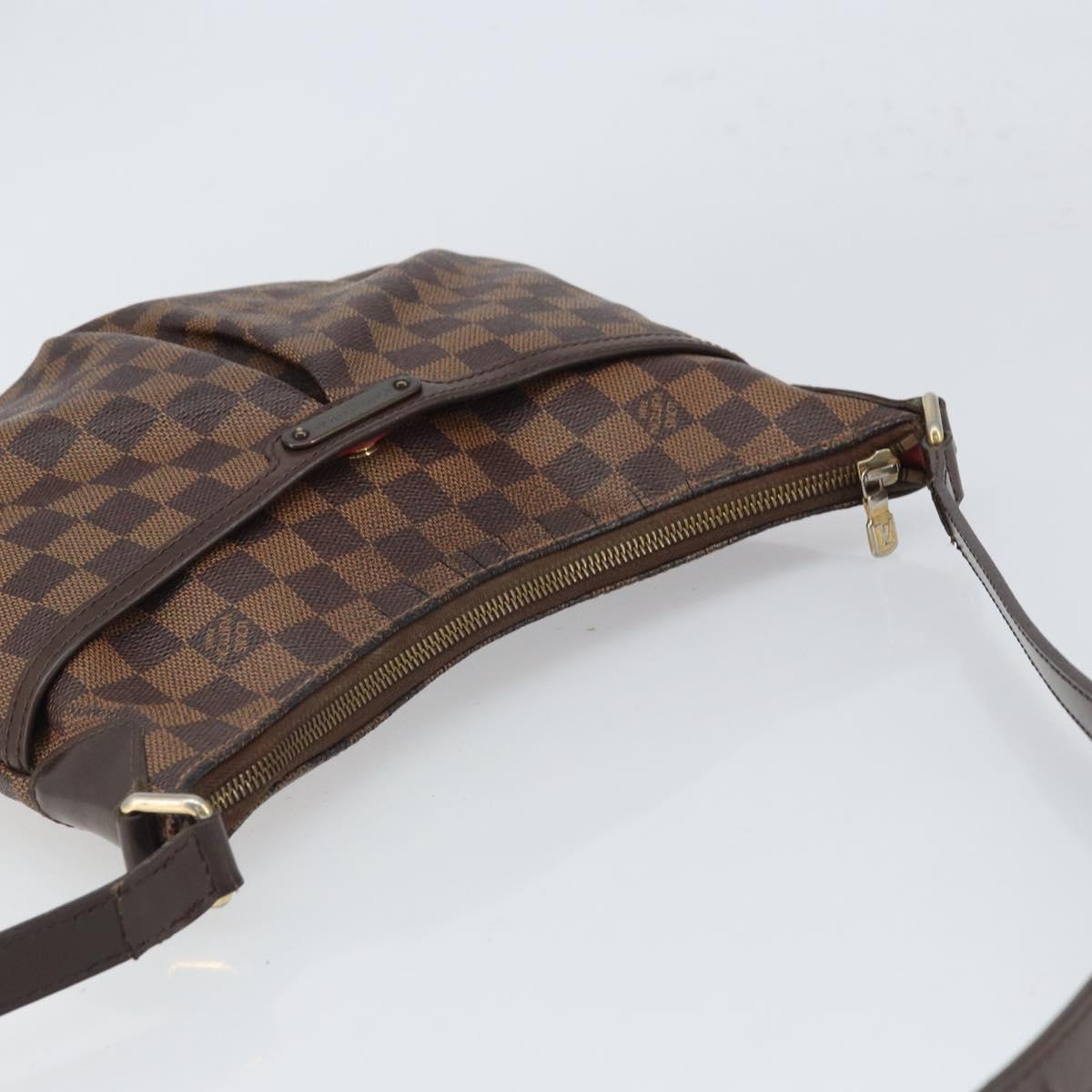 LOUIS VUITTON Damier Ebene Bloomsbury PM Shoulder Bag N42251 LV Auth 166111