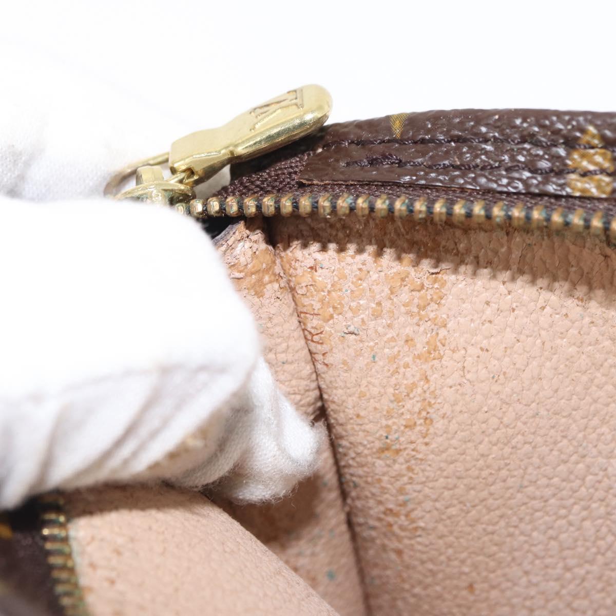LOUIS VUITTON Monogram Bucket GM Accessory Pouch LV Auth 166179