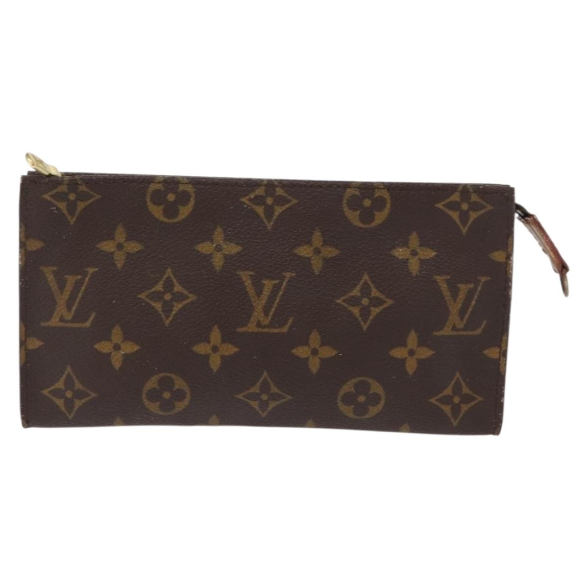 LOUIS VUITTON Monogram Bucket GM Accessory Pouch LV Auth 166179