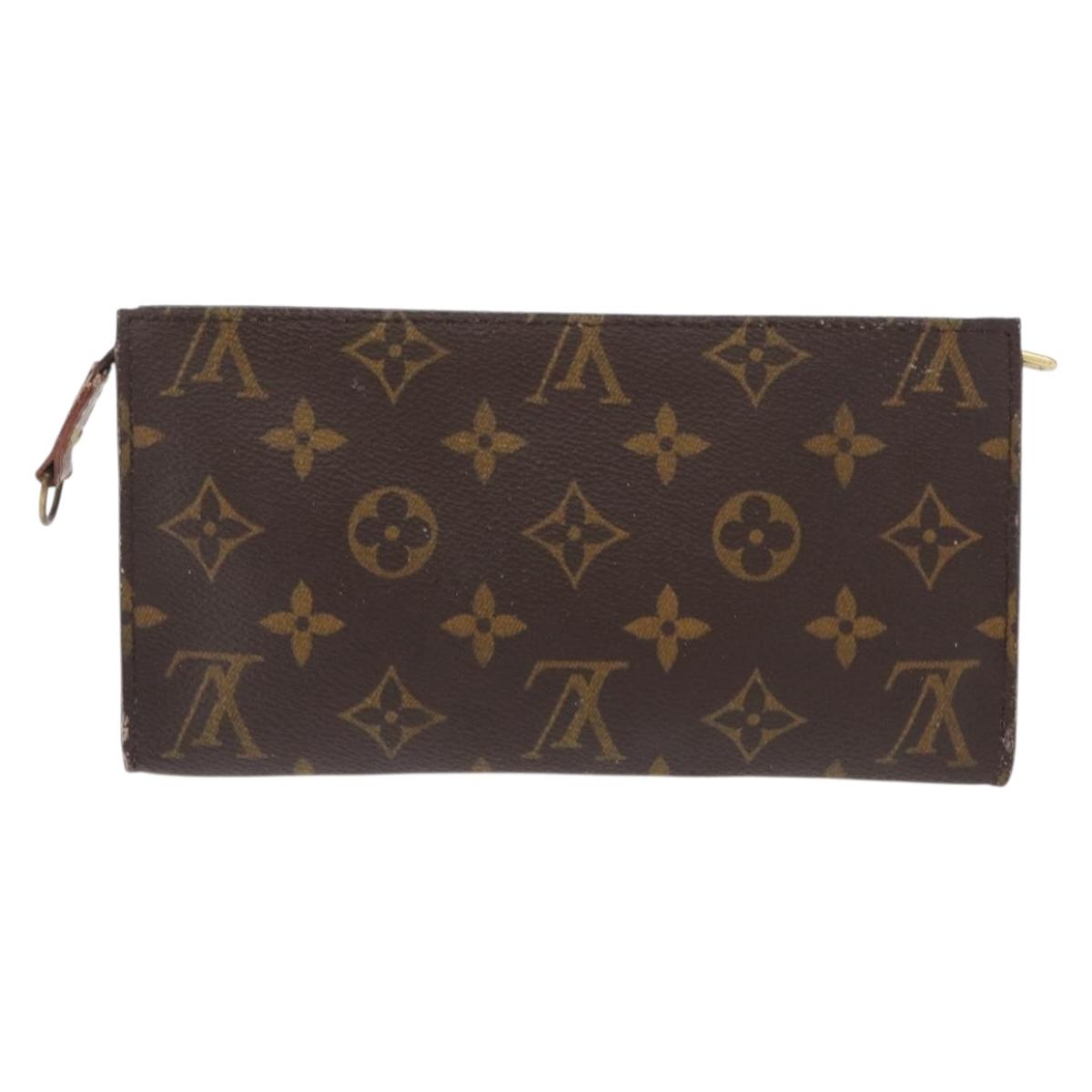 LOUIS VUITTON Monogram Bucket GM Accessory Pouch LV Auth 166179