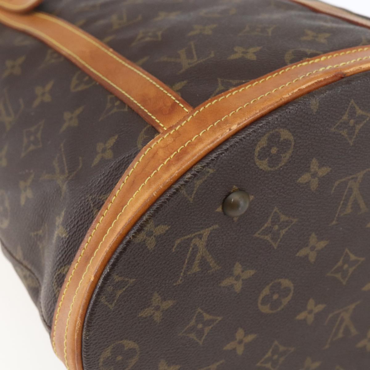 LOUIS VUITTON Monogram Bucket GM Shoulder Bag M42236 LV Auth 166180