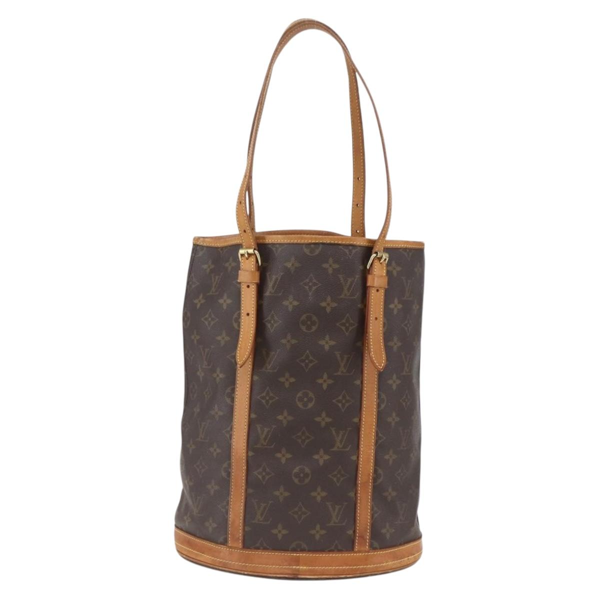 LOUIS VUITTON Monogram Bucket GM Shoulder Bag M42236 LV Auth 166180