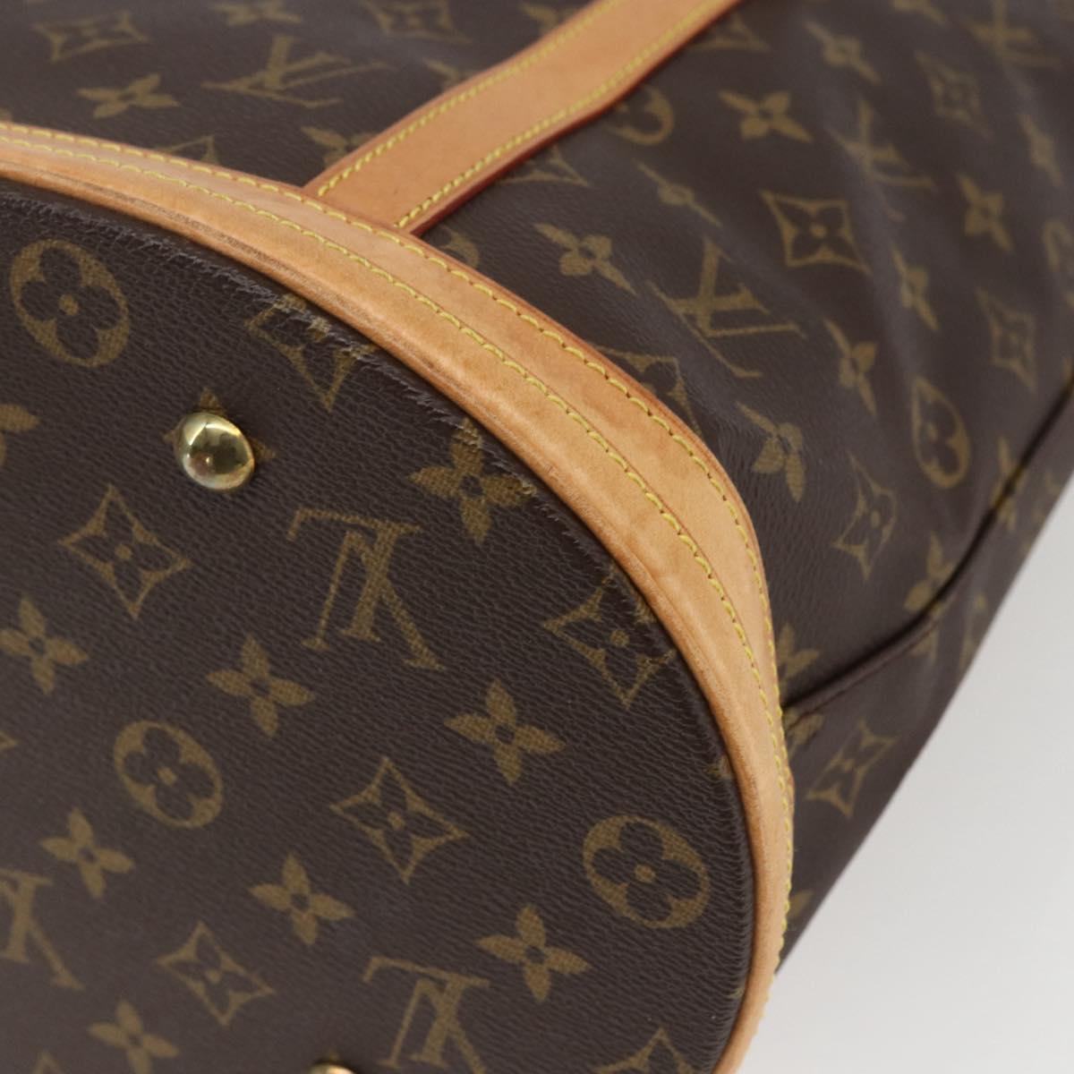 LOUIS VUITTON Monogram Bucket GM Shoulder Bag M42236 LV Auth 166184
