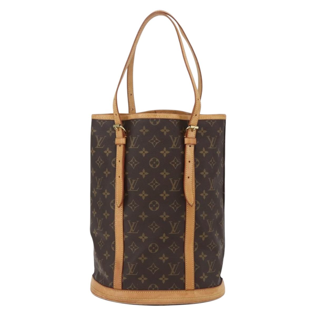 LOUIS VUITTON Monogram Bucket GM Shoulder Bag M42236 LV Auth 166184