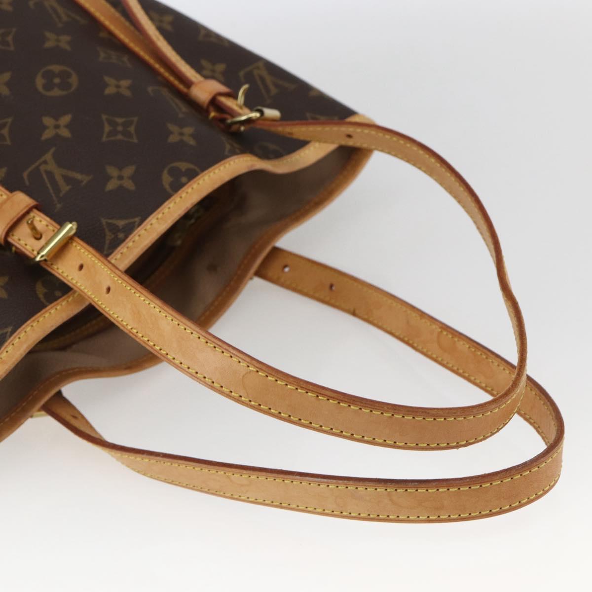 LOUIS VUITTON Monogram Bucket GM Shoulder Bag M42236 LV Auth 166184