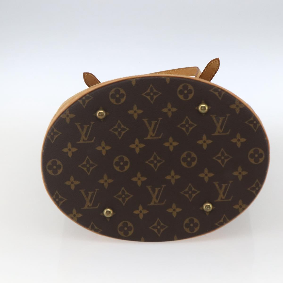 LOUIS VUITTON Monogram Bucket GM Shoulder Bag M42236 LV Auth 166184