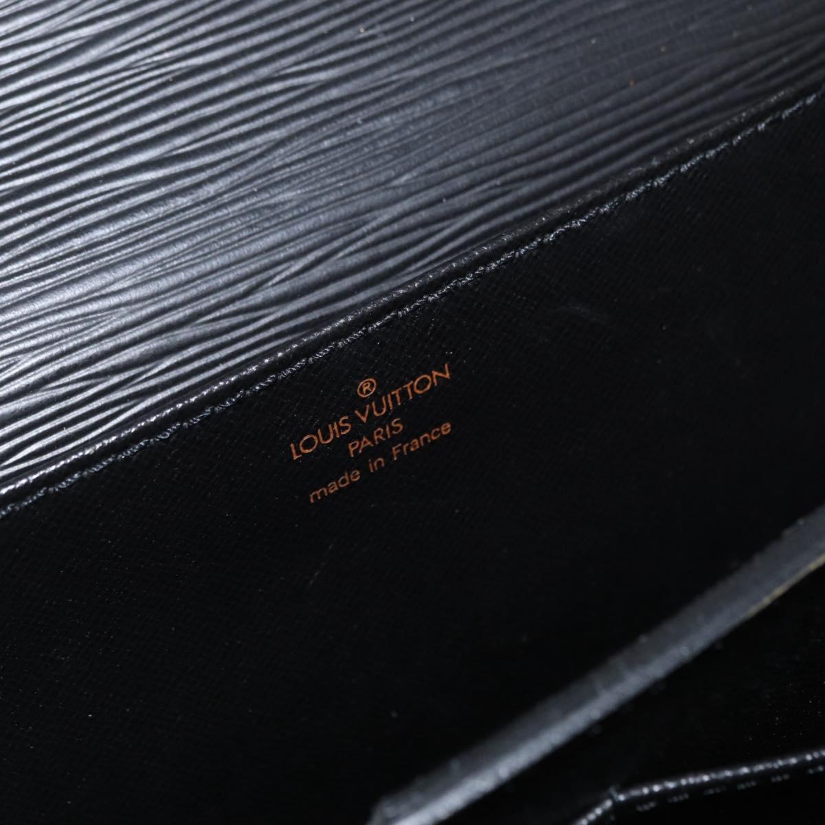 LOUIS VUITTON Epi Serviette Ambassador Business Bag Black M54412 LV Auth 166190