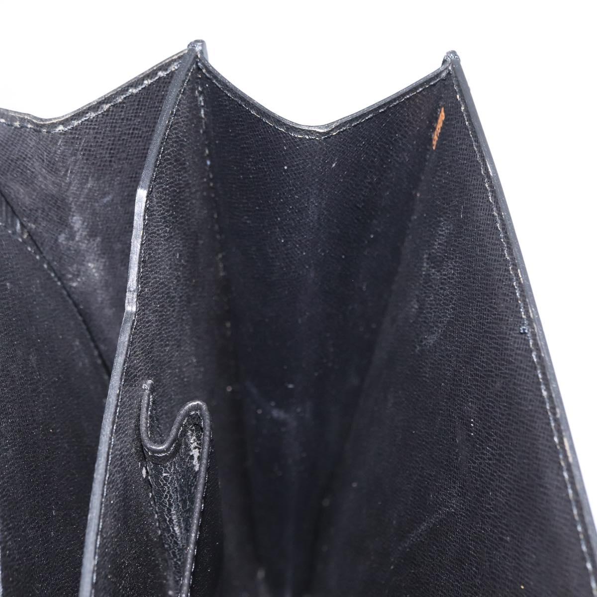 LOUIS VUITTON Epi Serviette Ambassador Business Bag Black M54412 LV Auth 166190