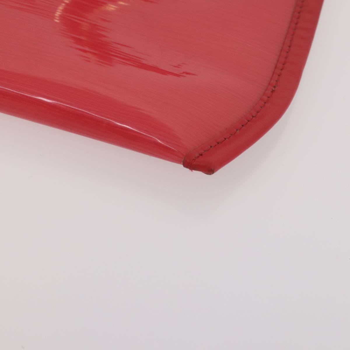 LOUIS VUITTON Epi Plage Via Hand Bag Vinyl Red Grenadine M92152 LV Auth 166226A