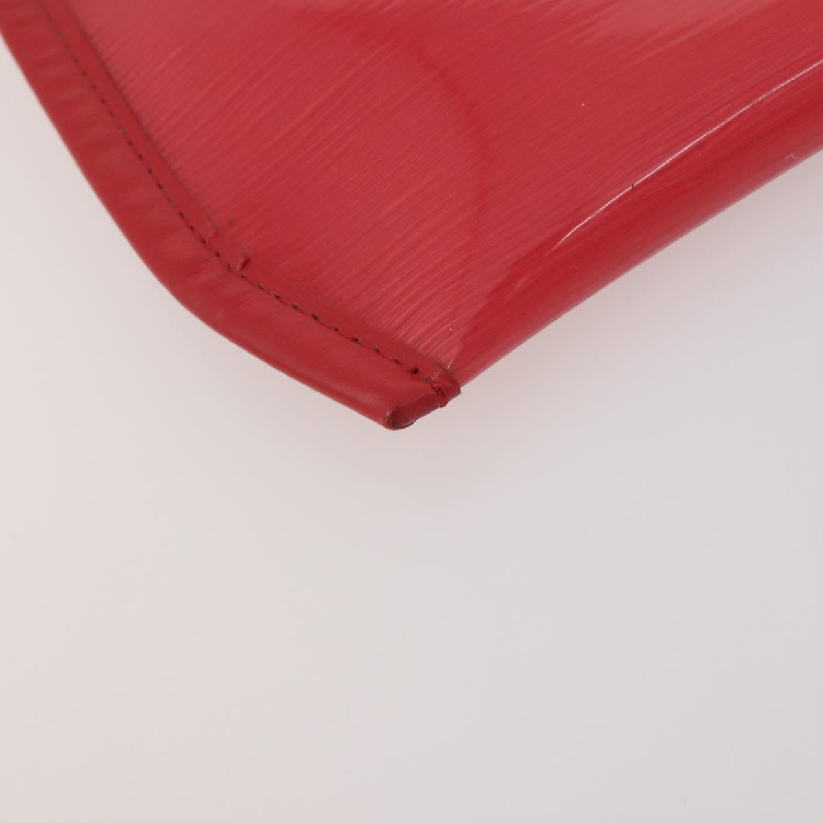 LOUIS VUITTON Epi Plage Via Hand Bag Vinyl Red Grenadine M92152 LV Auth 166226A